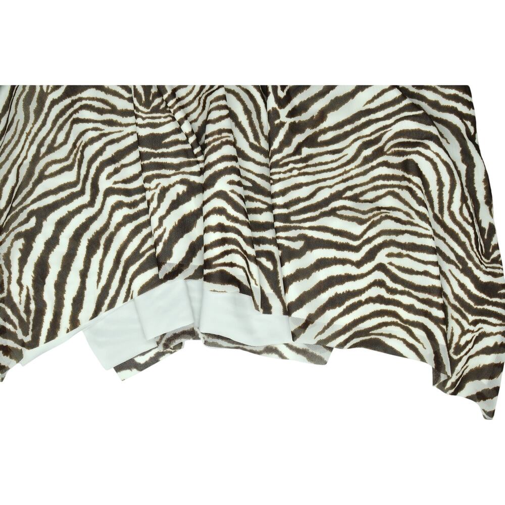 Coco Reef Mesh Layer Underwire Tankini Top Brown White - Picture 5 of 6